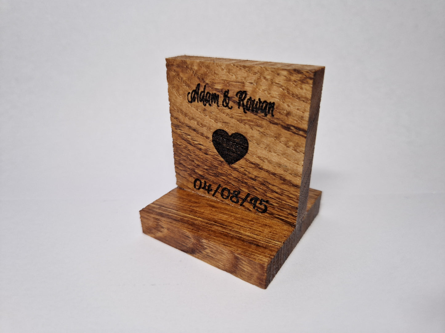 Wooden name place - Chestnut