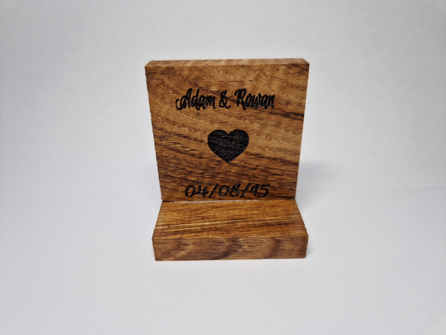 Wooden name place - Chestnut